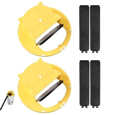 Mouse Trap Bucket with Auto-Reset Lid,5-Gallon Bucket Compatible,Mouse Rat Trap Bucket Lid for Humane Rodent Control-2pack