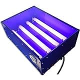 18" X 12" 60W LED UV Exposure Unit, Exposure Machine with Timer & 4pcs 15W Light Tubes, Silk Screen Printing Light Box Tabletop Drying Tools, DIY Plate Making Equipment, Exposing Area 18 * 12.59inch