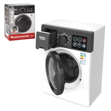 Toy Washing Machine Kids Kitchen Playset,High Simulation Accessories Ornaments,Pretend Play Appliance Set for Toddlers, Cookware Toy Set for Girls Boys Birthday Gifts