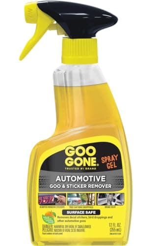 Goo Gone Automotive - Cleans Auto Interiors/ Bodies and Rims, Removes Bugs & Stickers - 12 Fl. Oz.