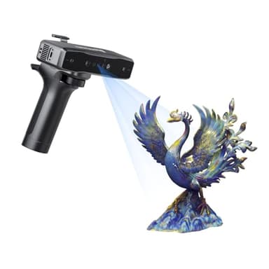 Creality 3D Scanner Otter Lite Basic with High Precision 0.05mm, Up to 30FPS Scanning Speed Support 20-2000mm Objects for Windows Mac iPhone Android, Reverse Engineering & DIY Projects