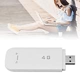 4G LTE USB Portable Router, Support 10 Devices, Stable, USB Port, Secure Encryption, with SIM Card Slot, USB Portable Hotspot for Cell Phones, Tablets, Laptops