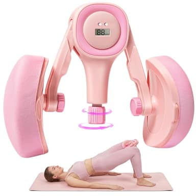 Thigh Master for Female Beginner, Weight Adjustable Pelvic Floor Exercise Device with Soft Pads, Kegel Exerciser for Pelvic Floor Muscle Strengthening and Inner Thigh & Glute Toner