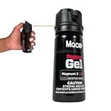 Mace Brand Magnum 3 Pepper Gel (45g) – Accurate 18’ Maximum Strength Pepper Gel, Flip Top Safety Cap, Wind-Safe Thick Gel Stream Technology and UV Dye – Great for Self-Defense