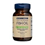 Wiley's Finest Wild Alaskan Fish Oil Easy Swallow Minis - Omega-3 Fish Oil Supplement for Adults and Kids - Double-Strength 630mg EPA and DHA Natural Supplement - 120 Mini Softgels (60 Servings)
