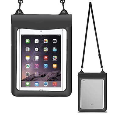 Tablet Waterproof Case Dry Bag Pouch for Samsung Galaxy Tab A9+ Plus, A9, S9, S9 FE, S9+, A7 Lite, S6 Lite, S8, S8+, A8 10.5, A 10.1, S4, iPad 10.9 10.2, iPad Pro 12.9 11, iPad Air 2 9.7 (Black)