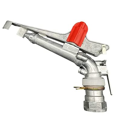 2‘’ Agriculture Farm Irrigation Sprinkler Lawn Sprinkler Irrigation Spray Gun Large-Area Watering Spray 360° Rotary Farm Lawn Garden Irrigation (2.0inch)