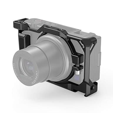 SMALLRIG Camera Cage for Sony ZV-1 II/ZV-1F / ZV-1 Camera, with Silicone Gel Grip, Cold Shoe Mount