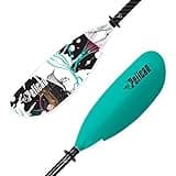 Pelican Symbiosa Kayak Paddle - Adjustable Fiberglass Shaft with Nylon Blades - Lightweight, Perfect for Kayaking - 90.5 to 94.5 in - Light Teal