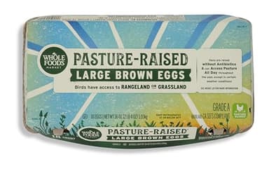 WHOLE FOODS MARKET Pasture Large Brown Grade A Eggs 18 Count, 18 CT