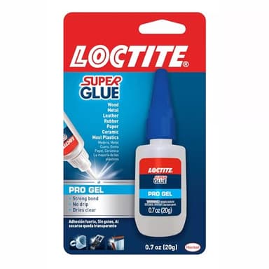 Loctite Super Glue Professional Gel, Clear, 0.7 fl oz Bottle, 1 Pack - Superglue for Plastic, Wood, Metal, Crafts & Repair, Cyanoacrylate Adhesive Instant Glue, Quick Dry