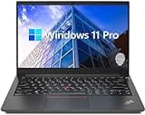 Lenovo ThinkPad E14 Gen 5 Business Laptop, 14" FHD+ Display, AMD Ryzen 7 7730U (Beat i7-1255U), 16GB RAM, 512GB SSD, FP Reader, Backlit Keyboard, HDMI, RJ45, Wi-Fi 6, Windows 11 Pro, Black