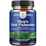Saw Palmetto for Men with Beta Sitosterol - Saw Palmetto Extract Prostate Support Supplement for Men's Health & Better Bladder Control plus Restoring Hair Supplement for Hair Health for Men - 60ct