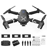 Falcon 4K Drone Pro EXTREME - Camera Drones for Adults, Kids, Beginners - WiFi FPV - Altitude Hold - Follow Me - Carrying Case & 3 Batteries Included