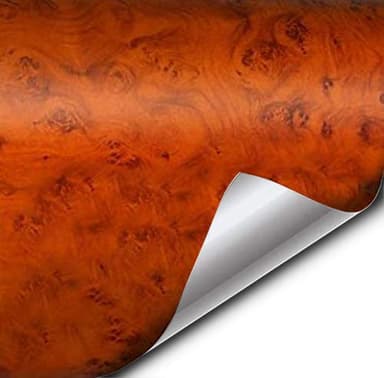 VViViD Wood Grain Adhesive Vinyl Sheet Roll (1ft x 48 Inch, Knotty Rosewood)