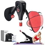 Keria Thigh Master Leg Exerciser Kegel Leg Stretcher Machine Resistance Adjustable 0-77LB ,Enhanced Resistance Hip and Pelvis Trainer,Adductor Exerciser for Home Gym (Black)