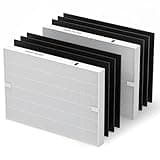 AP-1512HH Air Purifier Replacement Filter Set for Coway Airmega AP-1512HH and and Airmega 200M air Purifier, 2 HEPA and 6 Carbon Filters, Compared to Part #3304899