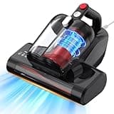 JPHYLL Mattress Vacuum Bed Vacuum Cleaner with 16Kpa Suction 253.7nm UV-C Light & 40000 RPM/Min Brushroll Rotation & HEPA Filter & Heating Tech, 600W, Corded (Ultra-UVC-K16)