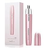 TOUCHBeauty Portable Ear Nose Hair Trimmer for Women, Womens Nose Hair Trimmer, Nose Hair Trimmer, Ladies Nose Hair Trimmer, Mini Sized Battery Powered, Easy Cleansing