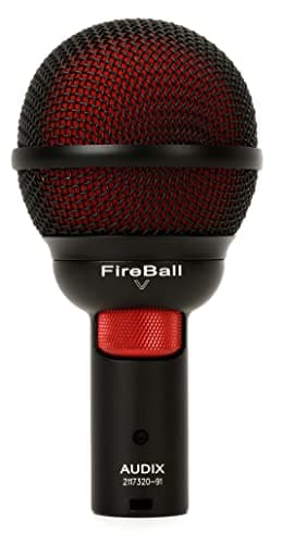 Audix Fireball-V Ultra-Small Professional Dynamic Instrument Microphone