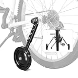 HUASION Multi-speed Kids Bike Training Wheels Fits 16", 18", 20",22", 24" Bikes, Adjustable for Variable Speeds Includes Stabilizers Kits, 1 Pair, Black
