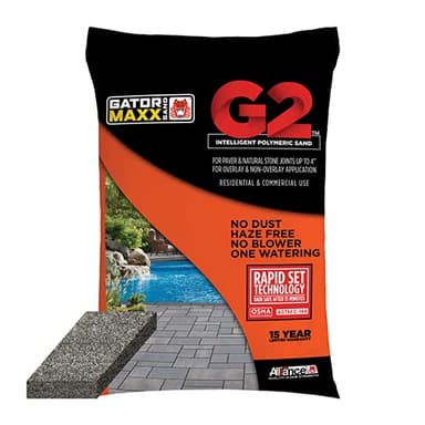 Slate Grey Polymeric Sand for Outdoor Footpath, Tiles, Concrete Steps, Joint Sealer, Slab Stones - Slate Grey Color - 50lb Bag