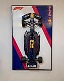 antece Lego Red Bull F1 Display Wallboard for Lego Technic Formula One 42206 RB20 Race Car Wall Mount Storage for Lego Lovers (No Set Included) Send Out April 14!
