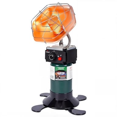 Hotdevil Portable Propane Heater Catalytic Burner with Foldable Cylinder Base，8520 BTU Power with Control Valve Pulse ignition Patio Heater Suitable for outdoor activities(Gas not include)