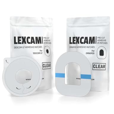 Lexcam Patches for Dexcom G7 and Ompnipod 5