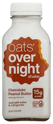 Oats Overnight Chocolate Peanut Butter Overnight Oats Shake, 2.2 OZ