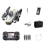 GPS Drone with 8K UHD ElS Camera for Adults, Auto Return, Follow Me Mode, Foldable & Portable, FPV Live View, 5G Remote Control (White)