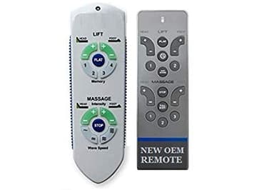 Replacement Remote Compatible w Tempurpedic Ergo Advanced Rc-wm-101 (Old Remote Must Match Picture on Left, New Version Shown Right)