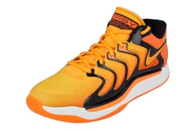 Nike Men's KD17 Basketball Shoes (FJ9487-800, Safety Orange/Total Orange/Black/Sundial) Size 11