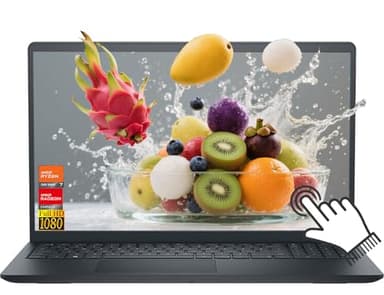 Dell Inspiron 15 3535 Touchscreen Laptop 15.6" FHD (1920x1080) IPS, 8 Cores AMD Ryzen 7 7730U Up to 4.5 Ghz, 16GB RAM 512GB SSD, AMD Radeon Graphics, SD Card Reader, Windows 11