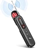MiKoSoRu Hidden Camera Detectors, Rechargeable Wireless Large Find Range, Accurate Multi-Purpose Sensitivity Adjustable Bug Detector, Easy to Use Portable Camera Finder for Hotel, Office and Car