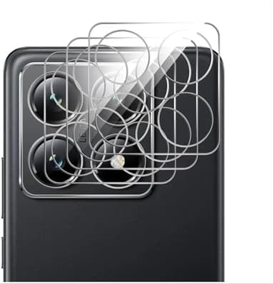 passapn 3pcs Camera Glass Lens Film Protector Back For Xiaomi 14 14T Pro ULTRA 12 (For Xiaomi 14T)