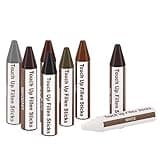 SEISSO Wood Furniture Scratch Repair Filler Sticks, 8 Colors Wax Sticks with Sharpener, Premium Wood Scratch/Dent/Crack/Mark/Stain Cover&Remover, Upgrade Crayons for Floor, Table, Door, Cabinet