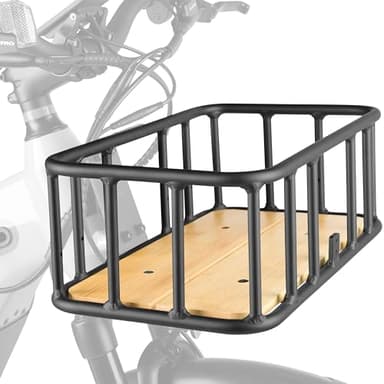 Retrospec Tote Ebike Basket Lightweight, Aluminum Front Basket for Retrospec Electric Bikes