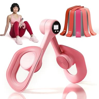 Thigh Trainer Master with 5 Resistance Bands, Ultimate Kegel Exerciser, Pelvic Floor Muscle | Thigh Hip Master Trainer Inner Thigh Exerciser | Pelvic Floor Trainer for Women