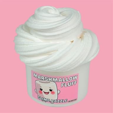 Slime White Butter Marshmallow Fluffy Slime Made in USA Non Sticky