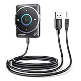 UGREEN Bluetooth 5.4 Aux Car Adapter, [Enhanced Connection & Noise Cancellation], Bluetooth Aux Receiver with Nylon Braided Cable, Plug & Play for Car Music/Hands-Free Calls/Stereo Audio