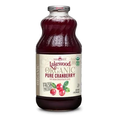 Lakewood Organic Cranberry Juice, 32 Fl Oz
