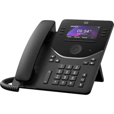 Cisco DP-9851 IP Phone - Corded - Corded - Desktop - Carbon Black - 6 x Total Line - VoIP - 3.7" LCD - 2 x Network (RJ-45) - PoE Ports