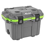 Pelican 30Q-1-DKGRYEGRN Elite 30 Quart Cooler (Dark Grey/Green)