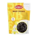 Sunbest Natural Jumbo Pitted Prunes 48Oz (3LB) 1 Pack - Tender, Succulent, Nutrient, Rich Snack - Fiber & Antioxidants Source - Kosher Certified - Ideal for Snacking & Cooking - Long Lasting Freshness