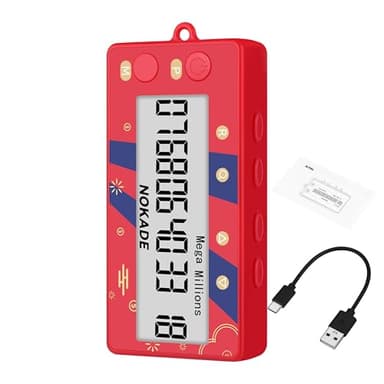nokade AI Lottery Number Picker, Lottery Machine, AI Lottery Number Generator, Electric Lottery Ball Machine, Quick Pick Lottery Selector, Use for Play Mega Millions Powerball Lottery Game