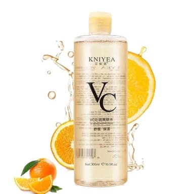 VC Toner Korean, 300 ml (10.14 fl oz)- Kniyea VC Toner Intensive 𝐖𝐡𝐢𝐭𝐞𝐧𝐢𝐧𝐠, Hydrating with Hyaluronic & Centella Asiatica– Minimizes Pores & Soothes Dry (300 ml)