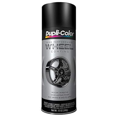 Dupli-Color HWP104 High Performance Wheel Paint - Black - 12 oz Aerosol Can
