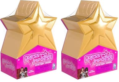 UCC Distributing Dress to Impress Mystery Models Dolls - Wave 1, Gold 2-Pack Bundle with DLC Codes