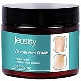 jeosisy Varicose Vein Cream for Legs - Varicose Veins Cream, Varicose & Spider Veins Soothing Leg Cream for Women Men